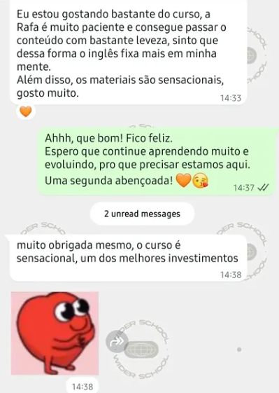 Depoimento de aluno 13