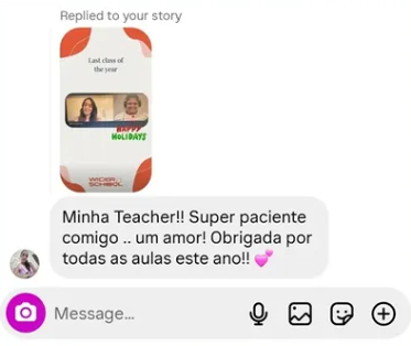 Depoimento de aluno 15