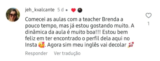 Depoimento de aluno 17