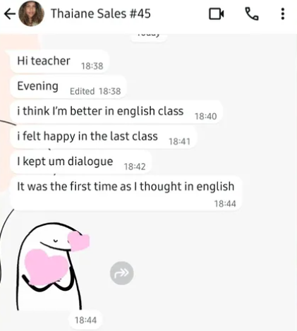 Depoimento de aluno 2
