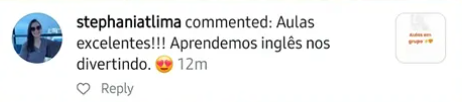 Depoimento de aluno 4
